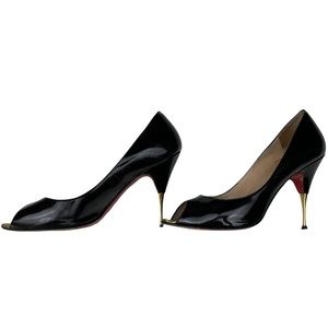 Christian Louboutin Black Patent Leather Heels